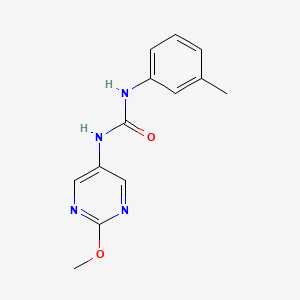 molecular formula C13H14N4O2 B2898294 1-(2-Methoxypyrimidin-5-yl)-3-(m-tolyl)urea CAS No. 1396810-08-4
