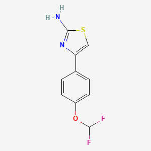 4-[4-(Difluoromethoxy)phenyl]-1,3-thiazol-2-amine