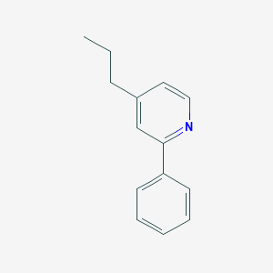 molecular formula C14H15N B289832 2-Phenyl-4-propylpyridine 