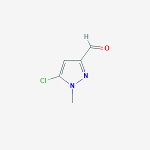 molecular formula C5H5ClN2O B2898321 1-甲基-5-氯吡唑醛 CAS No. 1785079-58-4