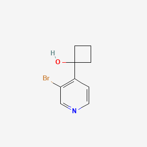 1-(3-Bromopyridin-4-yl)cyclobutanol