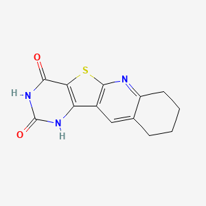 15-Hydroxy-17-thia-2,12,14-triazatetracyclo[8.7.0.0^{3,8}.0^{11,16}]heptadeca-1(10),2,8,11(16),14-pentaen-13-one