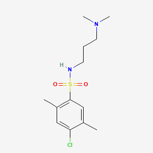 molecular formula C13H21ClN2O2S B2898351 4-chloro-N-[3-(dimethylamino)propyl]-2,5-dimethylbenzenesulfonamide CAS No. 899247-65-5