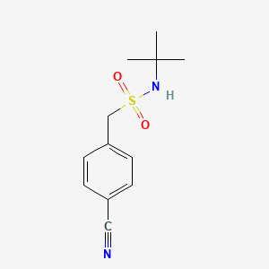 N-tert-butyl-1-(4-cyanophenyl)methanesulfonamide