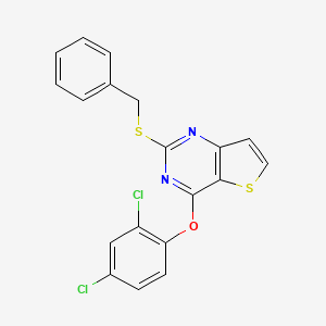 2-(Benzylsulfanyl)-4-(2,4-dichlorophenoxy)thieno[3,2-d]pyrimidine