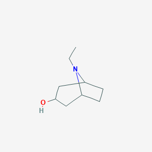 molecular formula C9H17NO B289839 8-Ethyl-8-azabicyclo[3.2.1]octan-3-ol 