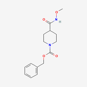 molecular formula C15H20N2O4 B2898391 Benzyl 4-(methoxycarbamoyl)piperidine-1-carboxylate CAS No. 478068-08-5