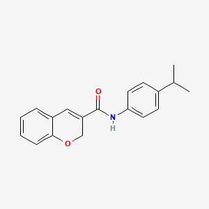 molecular formula C19H19NO2 B2898397 N-[4-(propan-2-yl)phenyl]-2H-chromene-3-carboxamide CAS No. 887345-91-7
