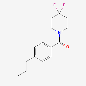 (4,4-Difluoropiperidin-1-yl)-(4-propylphenyl)methanone