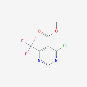 Methyl 4-chloro-6-(trifluoromethyl)pyrimidine-5-carboxylate