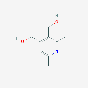 molecular formula C9H13NO2 B289842 [3-(Hydroxymethyl)-2,6-dimethylpyridin-4-yl]methanol 