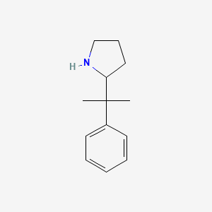 molecular formula C13H19N B2898444 2-(2-Phenylpropan-2-yl)pyrrolidine CAS No. 1016679-50-7