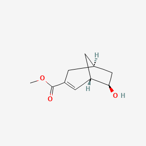 molecular formula C10H14O3 B2898458 Methyl (1S,5R,7R)-7-hydroxybicyclo[3.2.1]oct-2-ene-3-carboxylate CAS No. 2470279-69-5