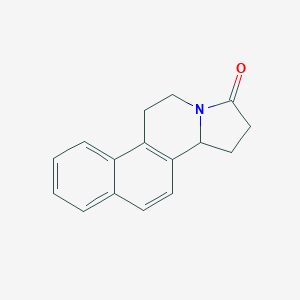 molecular formula C16H15NO B289849 5,9,10,10a-tetrahydrobenzo[f]pyrrolo[2,1-a]isoquinolin-8(6H)-one 