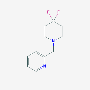 2-((4,4-Difluoropiperidin-1-yl)methyl)pyridine