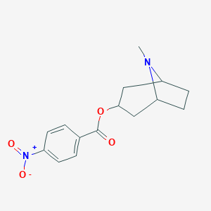 molecular formula C15H18N2O4 B289851 8-Methyl-8-azabicyclo[3.2.1]oct-3-yl 4-nitrobenzoate 