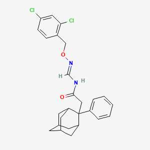 N-({[(2,4-dichlorobenzyl)oxy]imino}methyl)-2-(2-phenyl-2-adamantyl)acetamide
