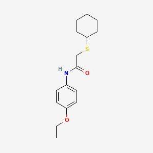 B2898536 2-cyclohexylsulfanyl-N-(4-ethoxyphenyl)acetamide CAS No. 403834-86-6