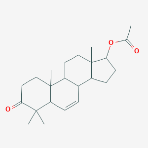 4,4,10,13-tetramethyl-3-oxo-2,3,4,5,8,9,10,11,12,13,14,15,16,17-tetradecahydro-1H-cyclopenta[a]phenanthren-17-yl acetate