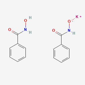 molecular formula C14H13KN2O4 B2898575 N-(potassiooxy)benzamide, N-hydroxybenzamide CAS No. 218462-70-5