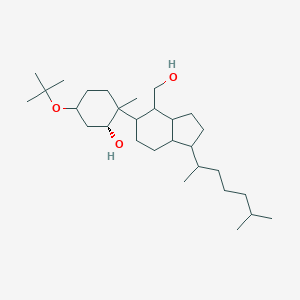 molecular formula C29H54O3 B289860 5-tert-butoxy-2-[1-(1,5-dimethylhexyl)-4-(hydroxymethyl)octahydro-1H-inden-5-yl]-2-methylcyclohexanol 