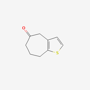 molecular formula C9H10OS B2898603 4H,5H,6H,7H,8H-cyclohepta[b]thiophen-5-one CAS No. 1017589-87-5