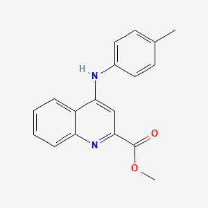 molecular formula C18H16N2O2 B2898623 Methyl 4-(p-tolylamino)quinoline-2-carboxylate CAS No. 1207051-28-2