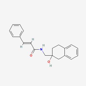 N-((2-hydroxy-1,2,3,4-tetrahydronaphthalen-2-yl)methyl)cinnamamide