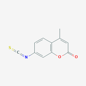 molecular formula C11H7NO2S B2898660 7-异硫氰酸酯-4-甲基-2H-色烯-2-酮 CAS No. 74802-03-2