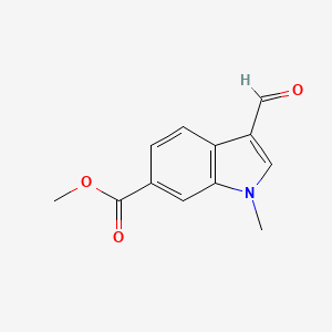 B2898736 Methyl 3-formyl-1-methyl-1H-indole-6-carboxylate CAS No. 1160219-36-2