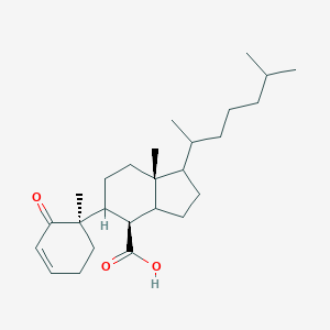 1-(1,5-Dimethylhexyl)-7a-methyl-5-(1-methyl-2-oxo-3-cyclohexen-1-yl)octahydro-1H-indene-4-carboxylic acid