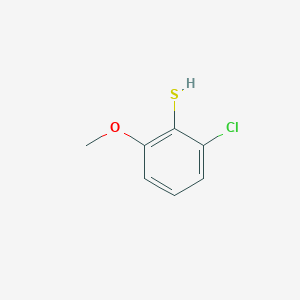 molecular formula C7H7ClOS B2898821 2-Chloro-6-methoxybenzenethiol CAS No. 1822758-47-3
