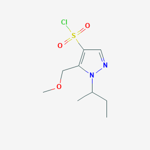 1-sec-butyl-5-(methoxymethyl)-1H-pyrazole-4-sulfonyl chloride