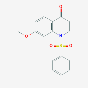 7-methoxy-1-(phenylsulfonyl)-2,3-dihydro-4(1H)-quinolinone