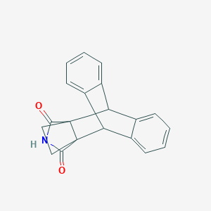 molecular formula C20H15NO2 B289889 17-Azahexacyclo[6.6.5.2~15,19~.0~2,7~.0~9,14~.0~15,19~]henicosa-2,4,6,9,11,13-hexaene-16,18-dione 