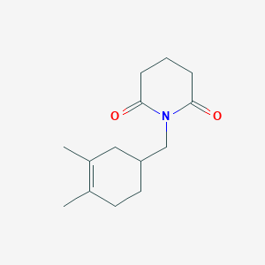 1-[(3,4-Dimethylcyclohex-3-en-1-yl)methyl]piperidine-2,6-dione