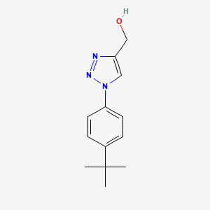 molecular formula C13H17N3O B2898946 [1-(4-tert-butylphenyl)-1H-1,2,3-triazol-4-yl]methanol CAS No. 1267681-55-9