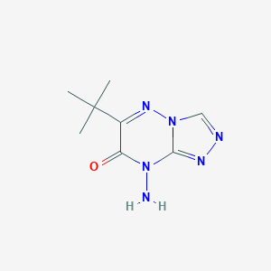 molecular formula C8H12N6O B2898968 8-amino-6-tert-butyl-7H,8H-[1,2,4]triazolo[4,3-b][1,2,4]triazin-7-one CAS No. 539804-65-4