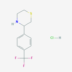 3-(4-(Trifluoromethyl)phenyl)thiomorpholine hydrochloride