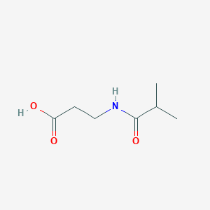 molecular formula C7H13NO3 B2899035 3-(2-Methylpropanamido)propanoic acid CAS No. 126424-92-8
