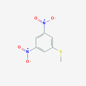 molecular formula C7H6N2O4S B289906 1-(Methylsulfanyl)-3,5-dinitrobenzene 