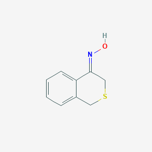 molecular formula C9H9NOS B289907 1H-isothiochromen-4(3H)-one oxime 