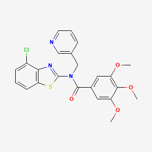 N-(4-chlorobenzo[d]thiazol-2-yl)-3,4,5-trimethoxy-N-(pyridin-3-ylmethyl)benzamide