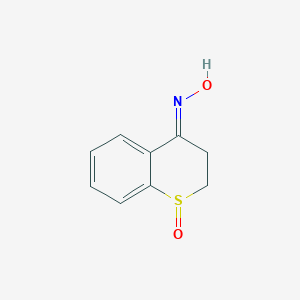 molecular formula C9H9NO2S B289909 2,3-dihydro-4H-thiochromen-4-one oxime 1-oxide 
