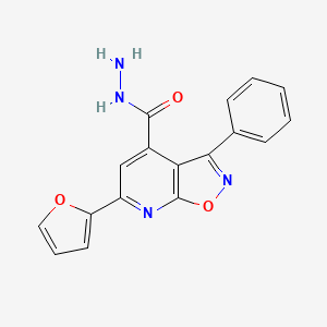 6-(2-Furyl)-3-phenylisoxazolo[5,4-b]pyridine-4-carbohydrazide