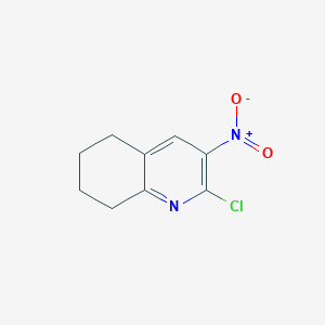 molecular formula C9H9ClN2O2 B2899171 2-Chloro-3-nitro-5,6,7,8-tetrahydroquinoline CAS No. 187243-00-1