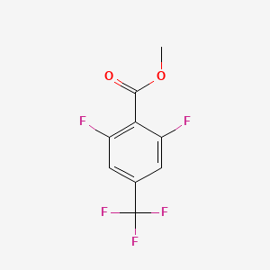 molecular formula C9H5F5O2 B2899185 Methyl 2,6-difluoro-4-(trifluoromethyl)benzoate CAS No. 1980049-41-9