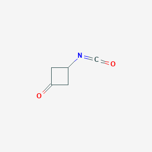 molecular formula C5H5NO2 B2899190 3-Isocyanatocyclobutan-1-one CAS No. 2242453-24-1