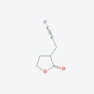 molecular formula C7H8O2 B2899310 3-(Prop-2-yn-1-yl)oxolan-2-one CAS No. 50994-82-6