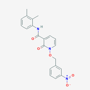 B2899356 N-(2,3-dimethylphenyl)-1-((3-nitrobenzyl)oxy)-2-oxo-1,2-dihydropyridine-3-carboxamide CAS No. 852365-27-6